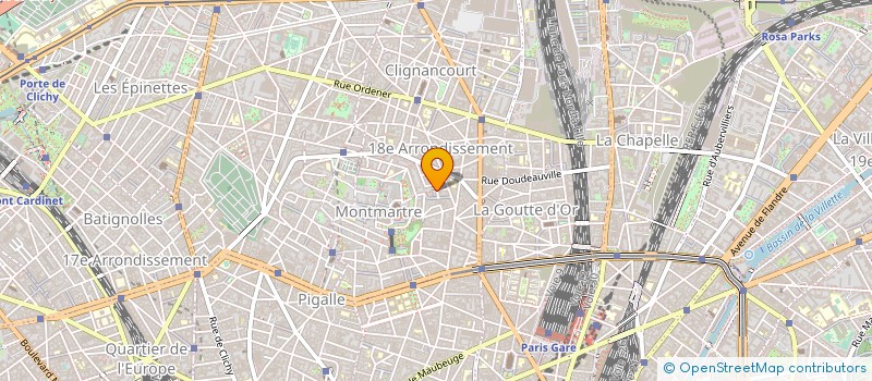 localisation de l'entreprise MONSIEUR HUBERT CAPORAL  PARIS