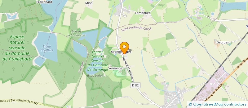 localisation de l'entreprise MONSIEUR HUBERT CARTELIER  SAINT-ANDRE-DE-CORCY