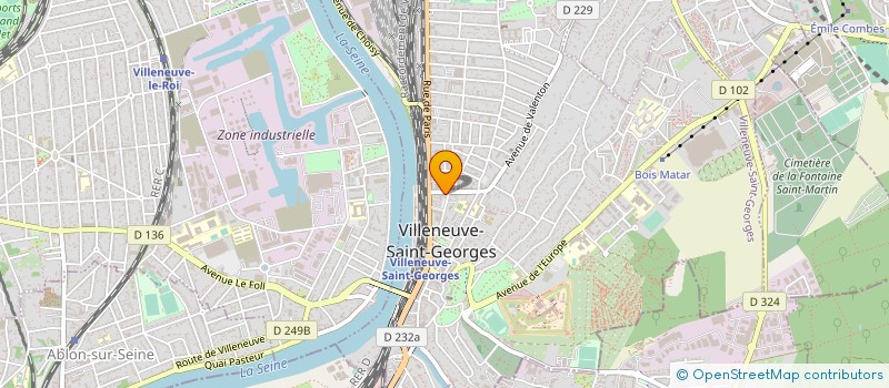 localisation de l'entreprise MONSIEUR HUBERT CAVILLON  VILLENEUVE-SAINT-GEORGES