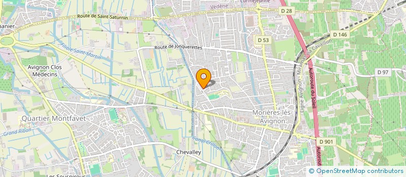 localisation de l'entreprise MONSIEUR HUBERT CEZARD  MORIERES-LES-AVIGNON