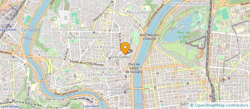 localisation de l'entreprise MONSIEUR HUBERT CHAMBOURNIER  LYON 4EME