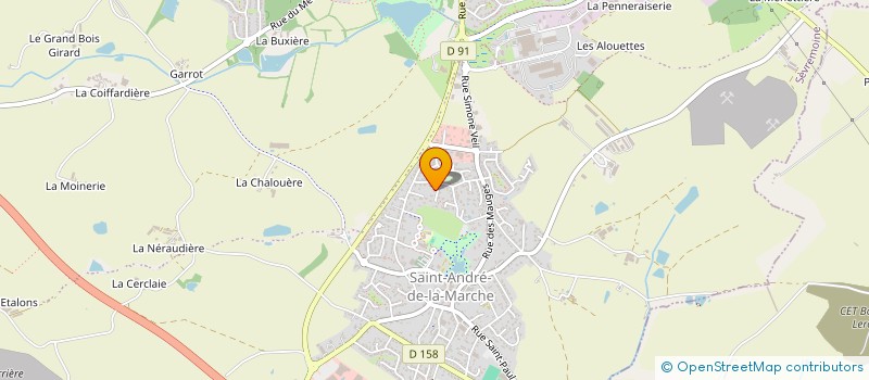 localisation de l'entreprise MONSIEUR HUBERT CHARON à SEVREMOINE