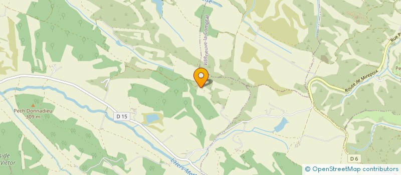 localisation de l'entreprise MONSIEUR HUBERT CIGAL  SALLES SUR L'HERS