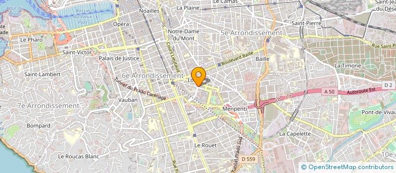 localisation de l'entreprise MONSIEUR HUBERT COHEN à MARSEILLE