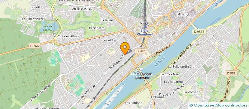 localisation de l'entreprise MONSIEUR HUBERT COISPEAU  TOURS