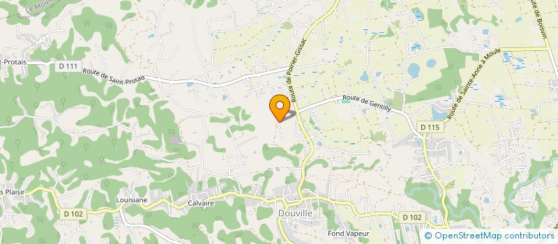 localisation de l'entreprise MONSIEUR HUBERT COMMIN  SAINTE-ANNE