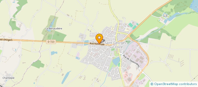 localisation de l'entreprise MONSIEUR HUBERT COQUEREAU  SAINT-GEORGES-SUR-LOIRE