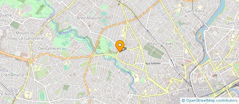 localisation de l'entreprise MONSIEUR HUBERT CORBREJAUD à NANTES