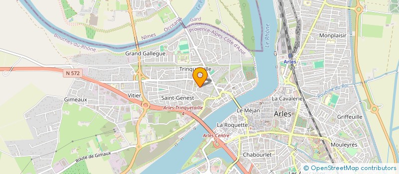 localisation de l'entreprise MONSIEUR HUBERT COSTENTIN  ARLES