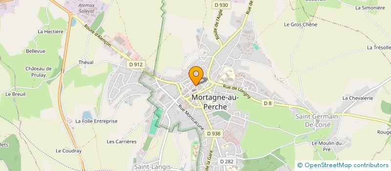 localisation de l'entreprise MONSIEUR HUBERT COTREUIL à MORTAGNE-AU-PERCHE
