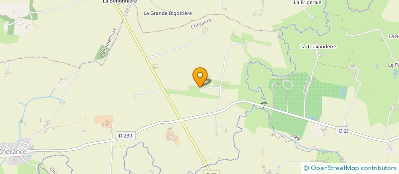 localisation de l'entreprise MONSIEUR HUBERT COTTIER  CHERANCE