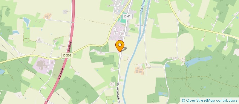 localisation de l'entreprise MONSIEUR HUBERT COUDREUSE  NOYEN-SUR-SARTHE