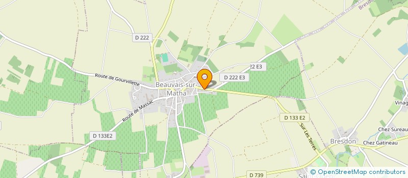 localisation de l'entreprise MONSIEUR HUBERT COUPEZ  BEAUVAIS-SUR-MATHA