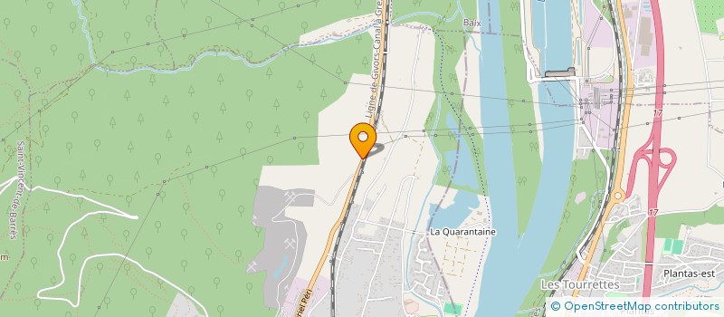 localisation de l'entreprise MONSIEUR HUBERT CRETEAU  CRUAS