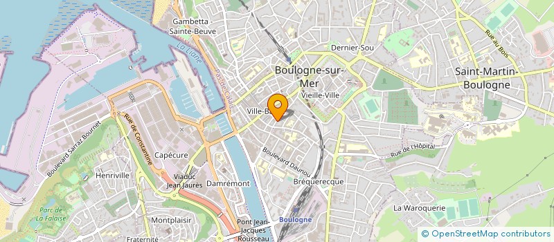 localisation de l'entreprise MONSIEUR HUBERT D ARGOEUVES à BOULOGNE-SUR-MER