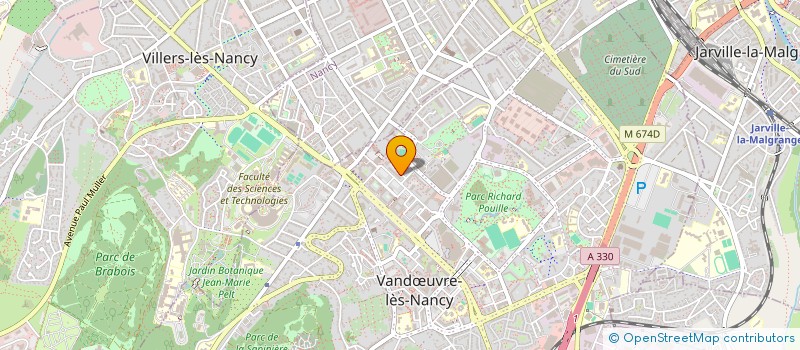 localisation de l'entreprise MONSIEUR HUBERT DANEY DE MARCILLAC  VANDUVRE-LES-NANCY