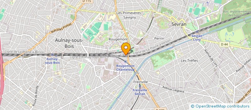 localisation de l'entreprise MONSIEUR HUBERT DASSE à SEVRAN