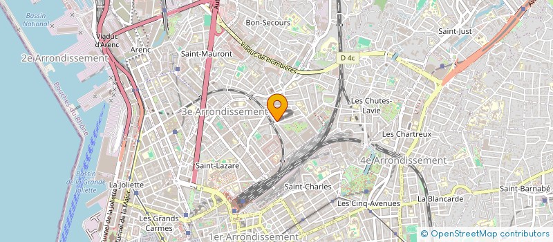 localisation de l'entreprise MONSIEUR HUBERT DE BAILLOU  SIMIANE-COLLONGUE