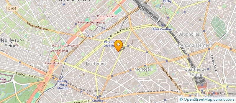 localisation de l'entreprise MONSIEUR HUBERT DE BEAUREGARD  PARIS