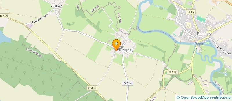 localisation de l'entreprise MONSIEUR HUBERT DE BELLAIGUE  BRANS