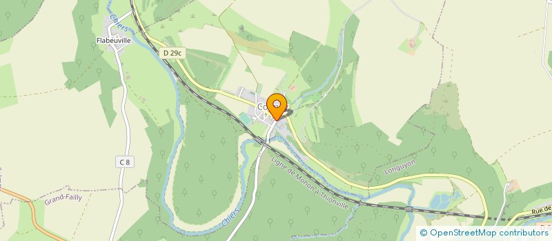 localisation de l'entreprise MONSIEUR HUBERT DE BOISSONNEAUX DE CHEVIGNY  COLMEY