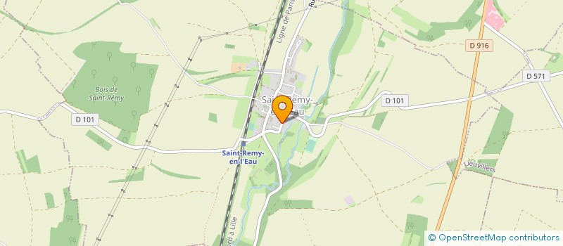 localisation de l'entreprise MONSIEUR HUBERT DE BRUYNE  SAINT-REMY-EN-L'EAU