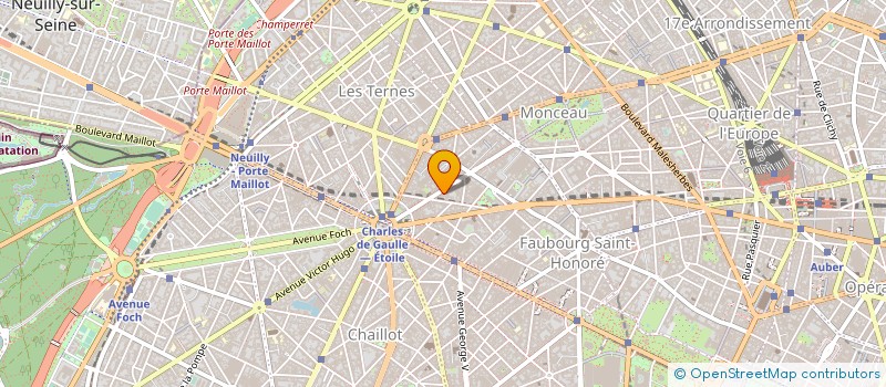 localisation de l'entreprise MONSIEUR HUBERT DE CHAMPRIS  PARIS