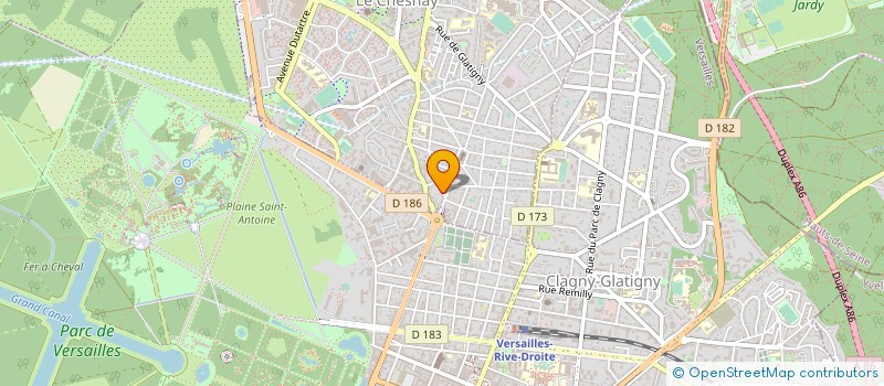 localisation de l'entreprise MONSIEUR HUBERT DE LA FOUCHARDIERE  LE CHESNAY-ROCQUENCOURT