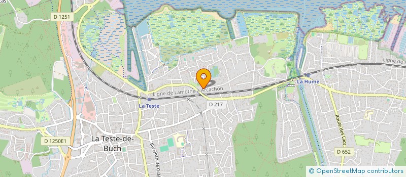 localisation de l'entreprise MONSIEUR HUBERT DE PASSEMAR DE SAINT ANDRE à LA TESTE-DE-BUCH