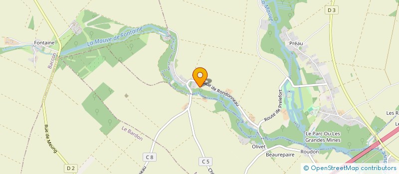 localisation de l'entreprise MONSIEUR HUBERT DE ROBIEN à HUISSEAU-SUR-MAUVES