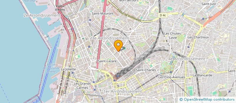 localisation de l'entreprise MONSIEUR HUBERT DE VEYRAC à MARSEILLE