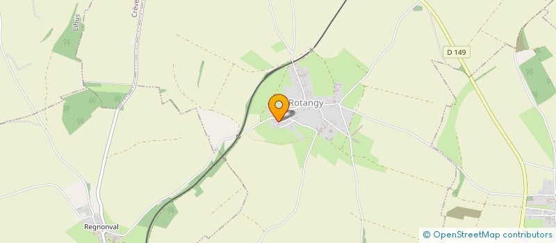 localisation de l'entreprise MONSIEUR HUBERT DEBAILLEUX  ROTANGY