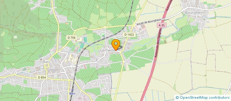 localisation de l'entreprise MONSIEUR HUBERT DECKERT  GERTWILLER