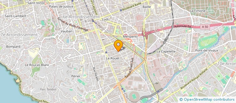 localisation de l'entreprise MONSIEUR HUBERT DEGER  MARSEILLE