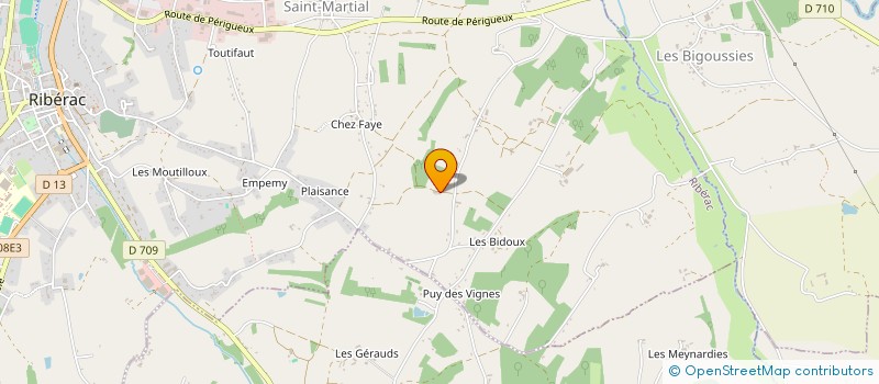 localisation de l'entreprise MONSIEUR HUBERT DEL CORRAL  ST SULPICE DE ROUMAGNAC