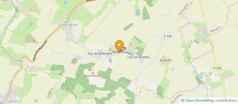 localisation de l'entreprise MONSIEUR HUBERT DELATTRE  TARDINGHEN