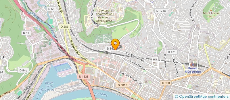 localisation de l'entreprise MONSIEUR HUBERT DELECLUSE  ROUEN