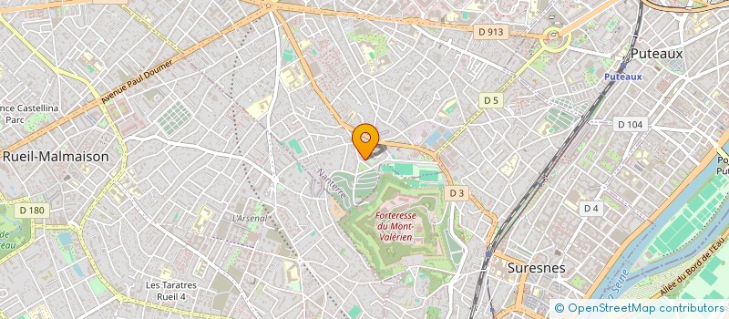 localisation de l'entreprise MONSIEUR HUBERT DENEUX à NANTERRE