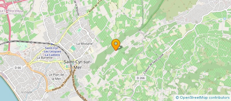 localisation de l'entreprise MONSIEUR HUBERT DENIS à SAINT-CYR-SUR-MER
