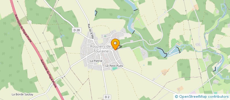 localisation de l'entreprise MONSIEUR HUBERT DENY  ROUZIERS-DE-TOURAINE