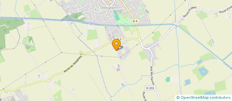 localisation de l'entreprise MONSIEUR HUBERT DEQUEKER  TETEGHEM-COUDEKERQUE-VILLAGE