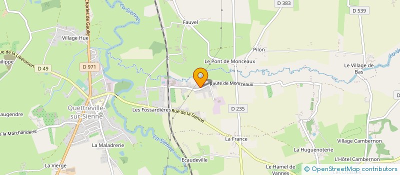 localisation de l'entreprise MONSIEUR HUBERT DOLLEY à QUETTREVILLE-SUR-SIENNE