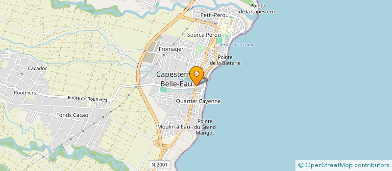 localisation de l'entreprise MONSIEUR HUBERT DORANGES-DAUPIN à CAPESTERRE-BELLE-EAU