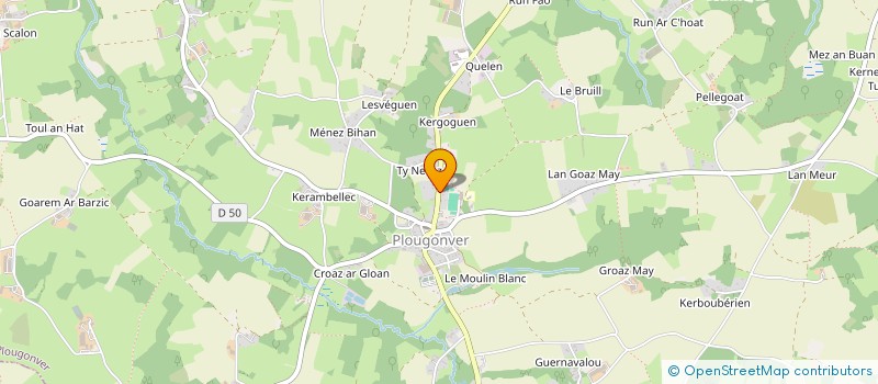 localisation de l'entreprise MONSIEUR HUBERT DOUDOUX  BELLE-ISLE-EN-TERRE