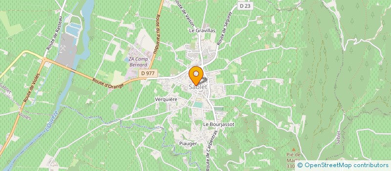 localisation de l'entreprise MONSIEUR HUBERT DUBAN  RASTEAU