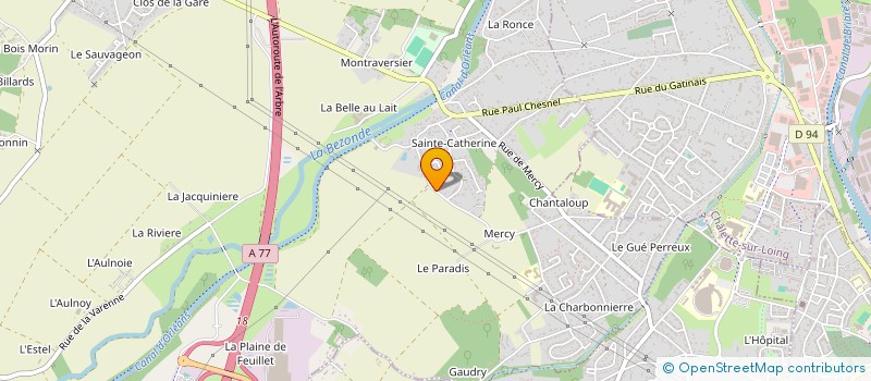 localisation de l'entreprise MONSIEUR HUBERT DUCHATEL ASTIER à PANNES