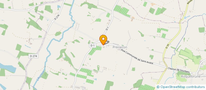 localisation de l'entreprise MONSIEUR HUBERT DUFFOUR  CAZAUX D'ANGLES