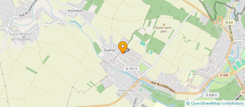 localisation de l'entreprise MONSIEUR HUBERT DUMONT à HANCHES