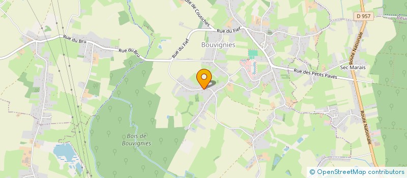 localisation de l'entreprise MONSIEUR HUBERT DUPONT à BOUVIGNIES