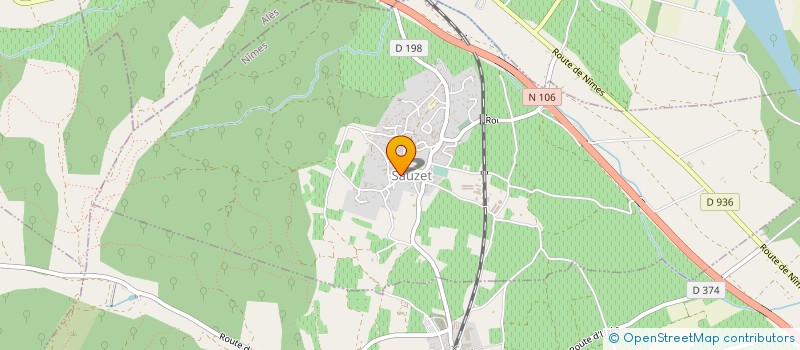 localisation de l'entreprise MONSIEUR HUBERT DUPRAT à SAUZET